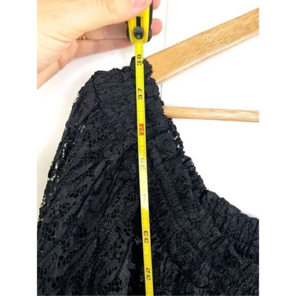Free People Carina Meadow Lace Dress Black Size M MSRP $350‎ - Picture 10 of 14